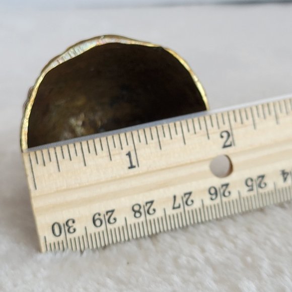 Antique Victorian Lady Brass Bell - Picture 5 of 7